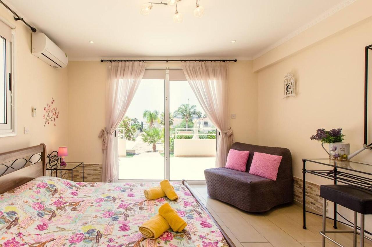 Nissi 3 Pool Access Garden Apartment Agia Napa Exterior foto